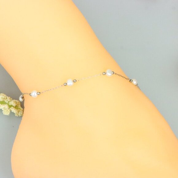 "Handmade Anklet – A Stylish Choice for Women, Thoughtful Gift Idea, EVCH1148 - Picture 3 of 10